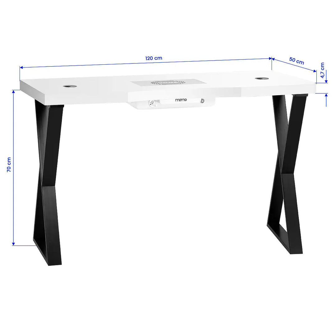 Momo 04-BL Kosmetiktisch mit Absorber