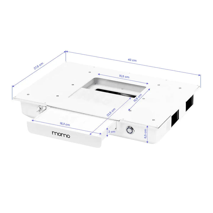 Momo 05-GL Kosmetiktisch mit Absorber