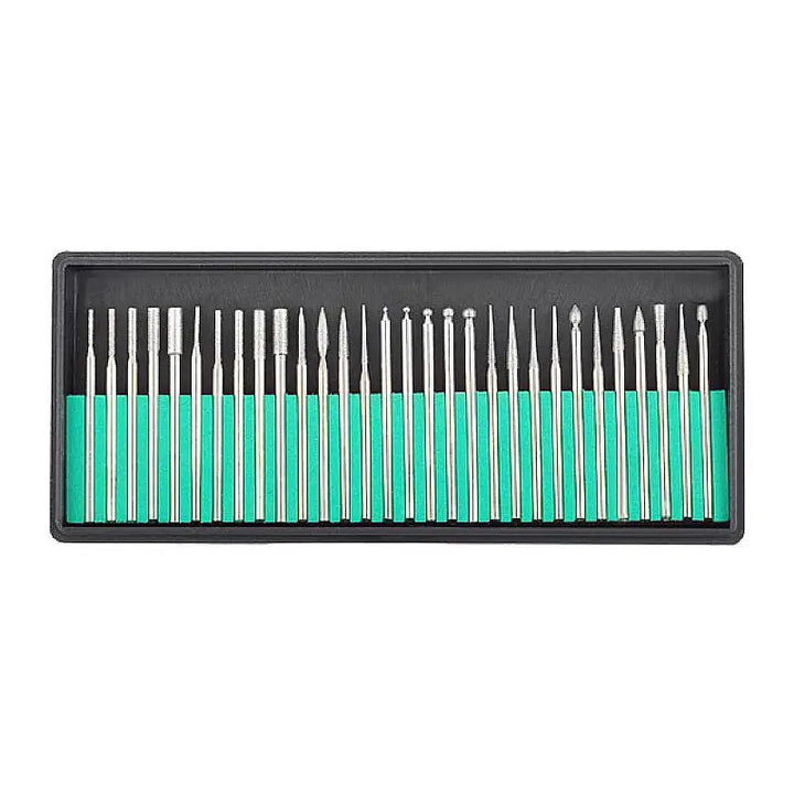 Rotationswerkzeug Bit Set für Nagelfräser DBD-F 30-teilig für Nägel und Nagelpflege