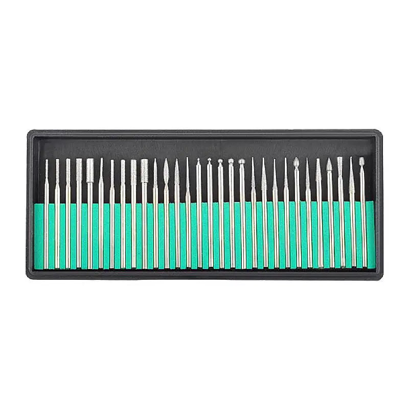 Rotationswerkzeug Bit Set für Nagelfräser DBD-F 30-teilig für Nägel und Nagelpflege