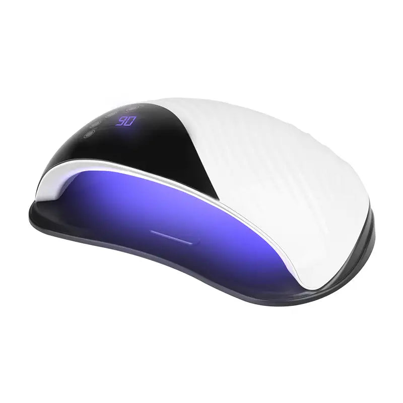 Weiße und schwarze Nagellampen-UV-DUAL-LED mit digitalem Display, 90W Leistung