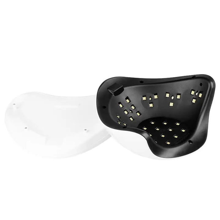 Offenes weißes und schwarzes Nagellampen-UV-LED-Seashell 72W für UV-Gel-Nägel