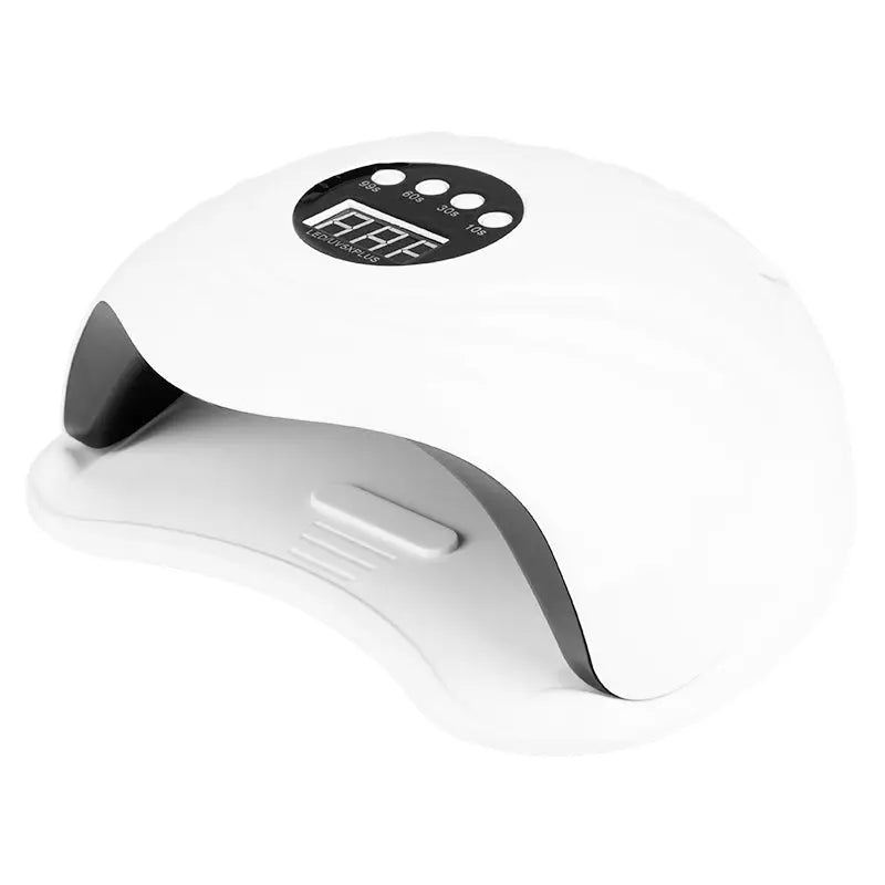 Weiße Nagellampe UV LED Seashel 72W beim Aushärten von Nagellack