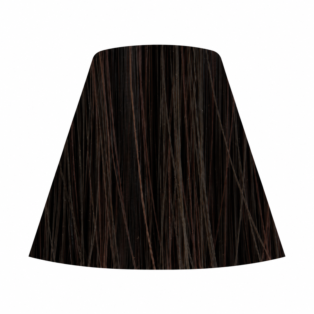 Goldwell Nectaya Haarfarbe 5NBK hellbraun refl. golden topaz – Haarfarbmuster