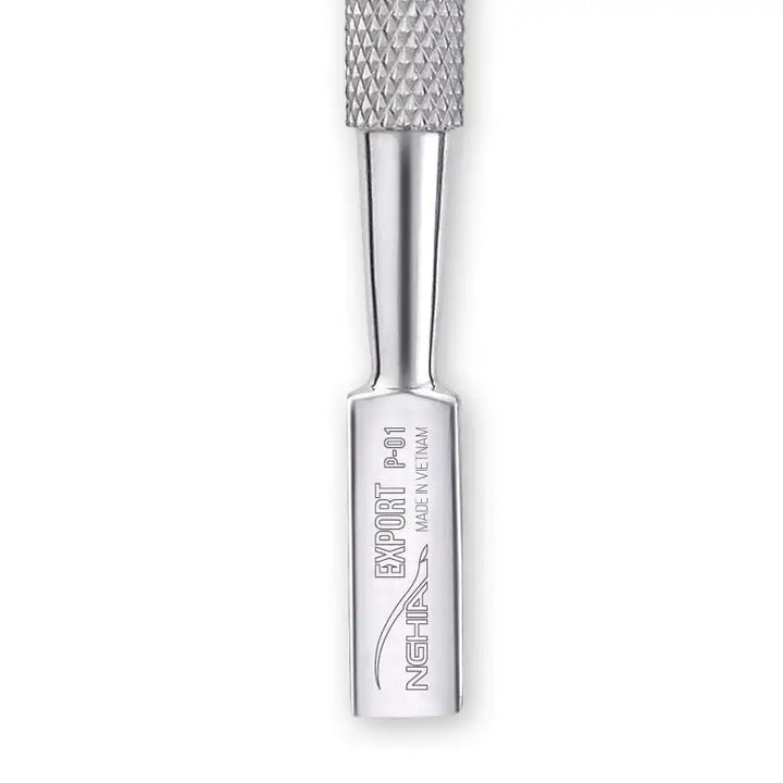 Silberner Nagelhautschieber von Nghia Export Metall-Nagelhautschieber p-01