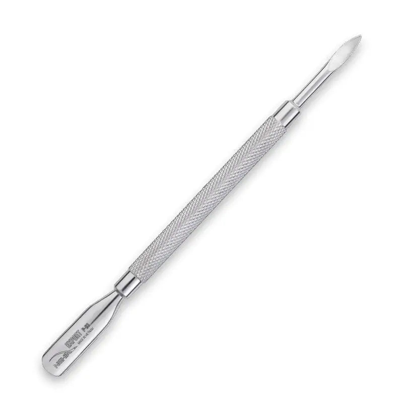 Doppelspitziges Metall-Cuticle-Pusher im Produkt Nghia Export Metall-Nagelhautschieber P-03