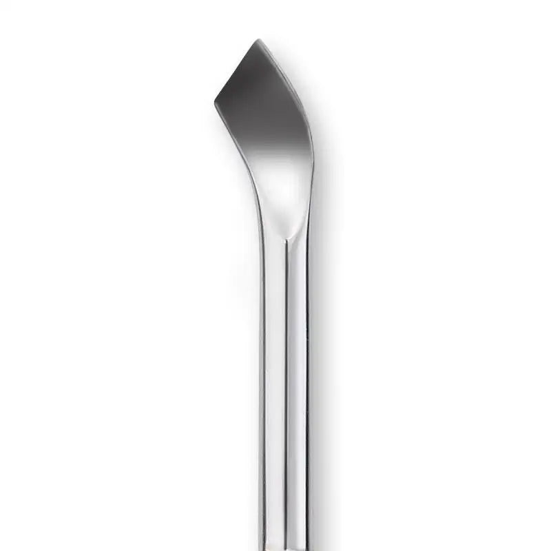 Stainless Steel Angled Spatula für Nghia Export Metall-Nagelhautschieber p-08