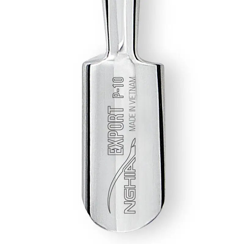 Silberner Nagelhautpusher von Nghia Export Metall-Nagelhautschieber p-10