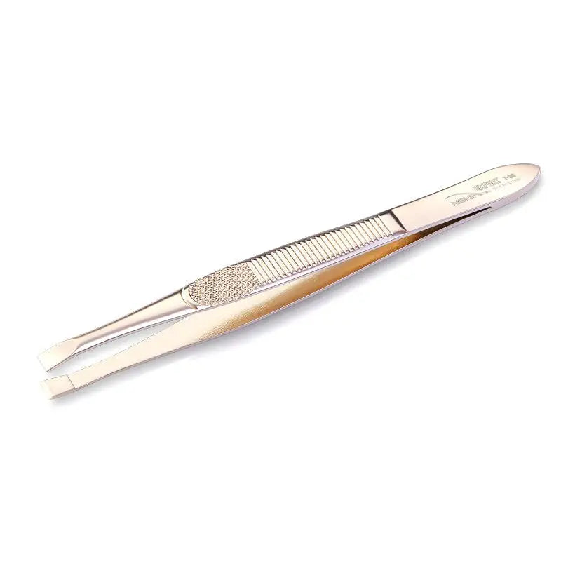 Metallpinzette mit strukturiertem Griff für präzises Greifen, Nghia Export T-08