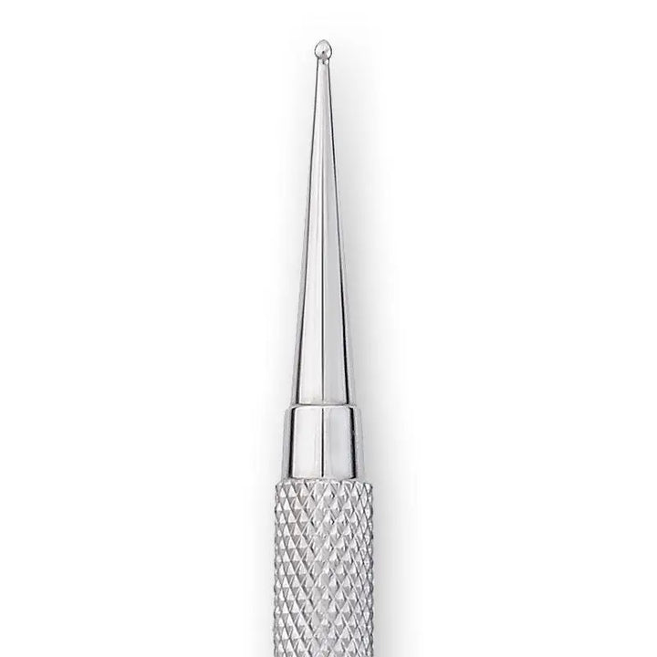 Silberner Komedonenextraktor für Nageldesign Nghia Export Spot-Swirl Stift