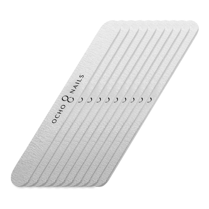 Ocho Nails gerade Feile 100/180 10 Stk. - Nagelfeile