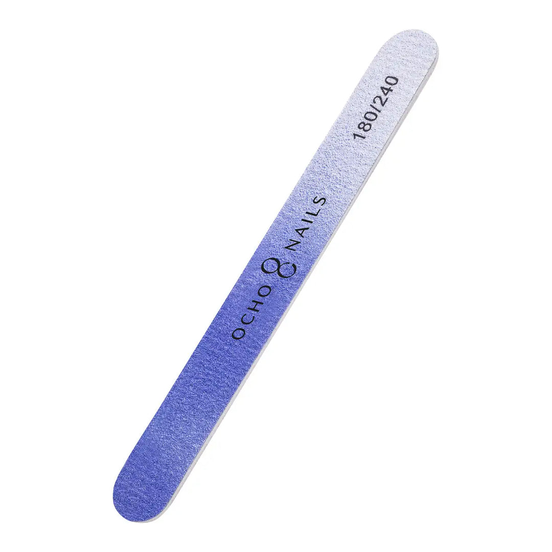Ocho Nails gerade Feile 180/240 1 Stück safe pack Farbe - Nagelfeile