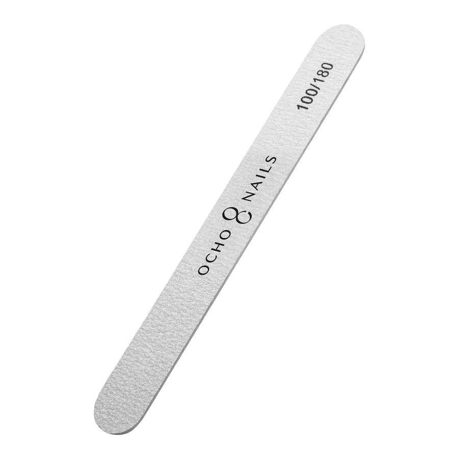 Ocho Nails gerade Feile schlank 100/180 10 Stk. - Nagelfeile