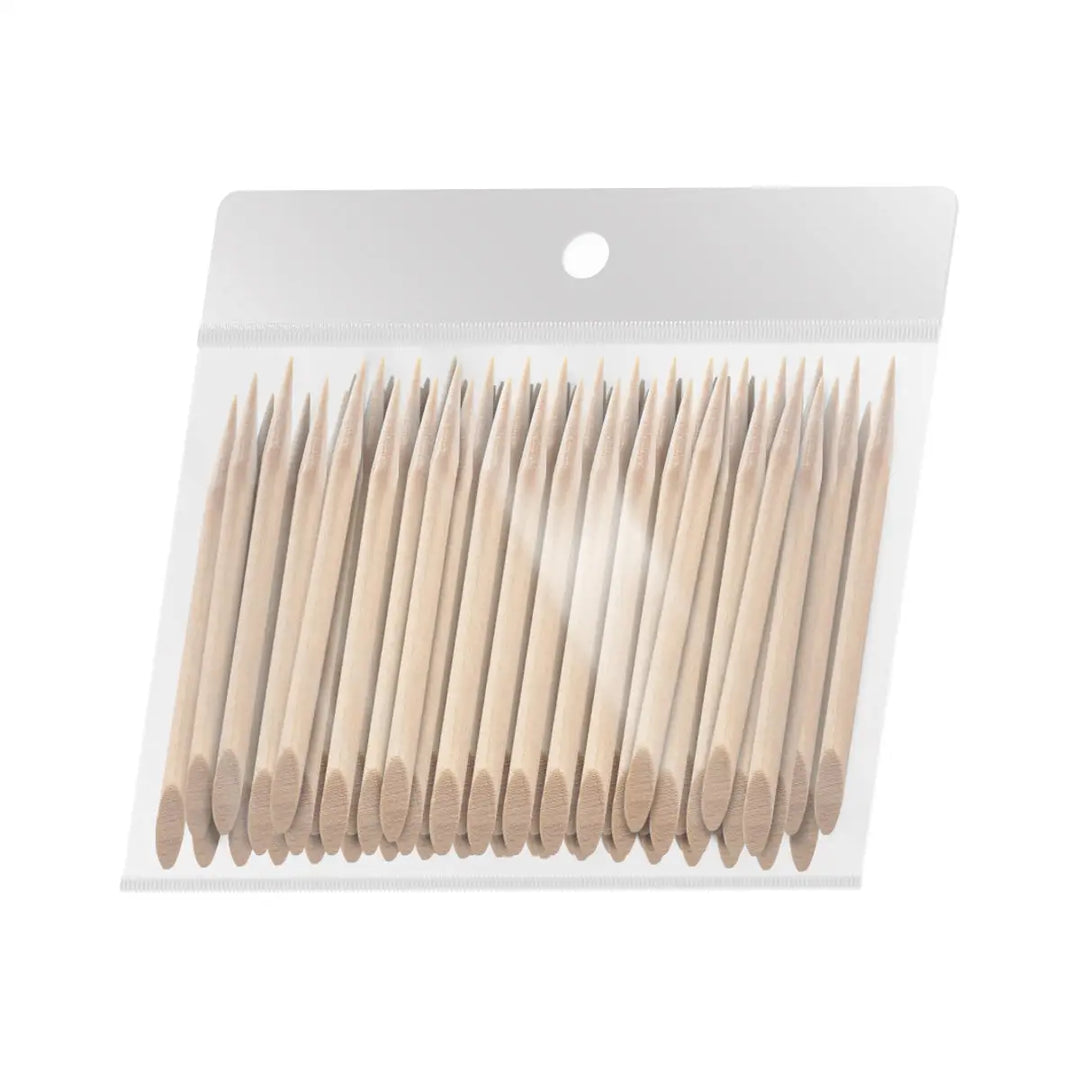 OCHO NAILS Holzstäbchen für Maniküre Nagelhaut 6,5 cm - Holzstäbchen