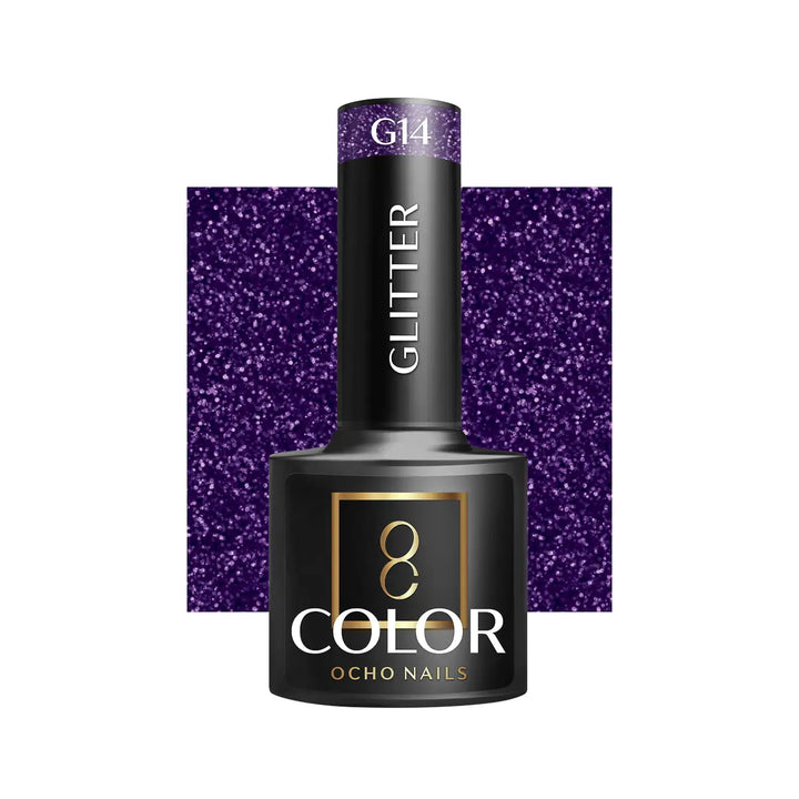 OCHO NAILS Hybrid-Nagellack glitter G14 -5 g - Nagellack