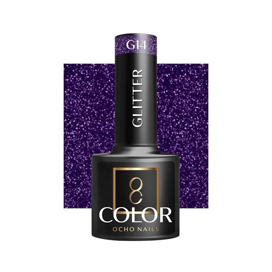 OCHO NAILS Hybrid-Nagellack glitter G14 -5 g - Nagellack