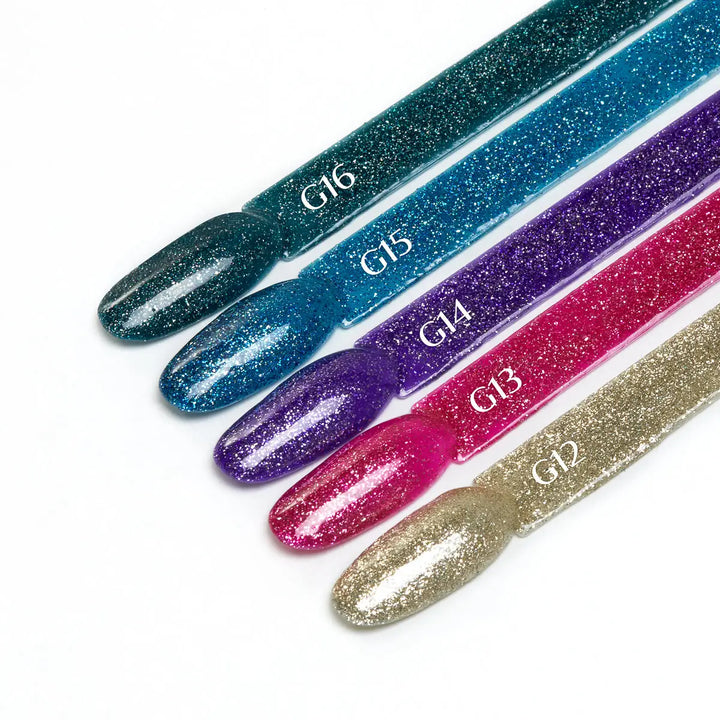 OCHO NAILS Hybrid-Nagellack glitter G15 -5 g - Nagellack