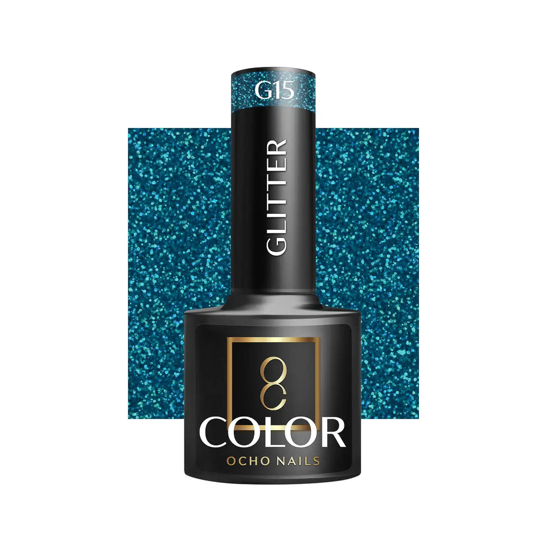 OCHO NAILS Hybrid-Nagellack glitter G15 -5 g - Nagellack