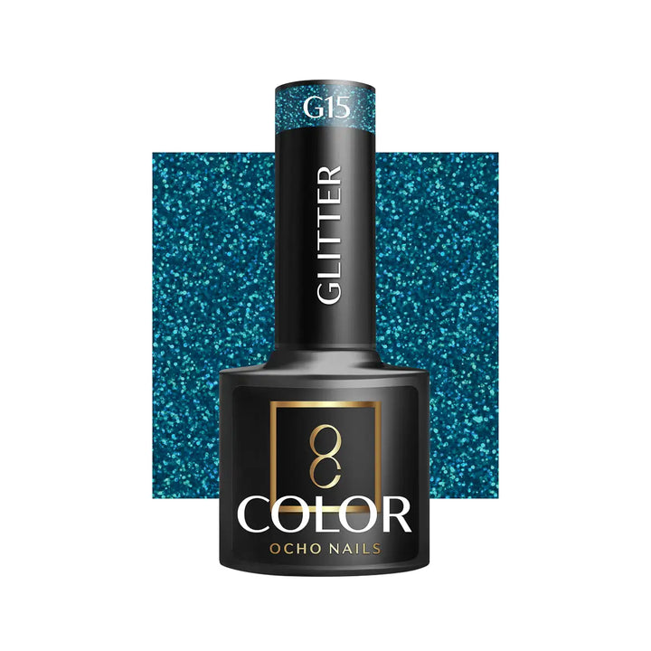 OCHO NAILS Hybrid-Nagellack glitter G15 -5 g - Nagellack