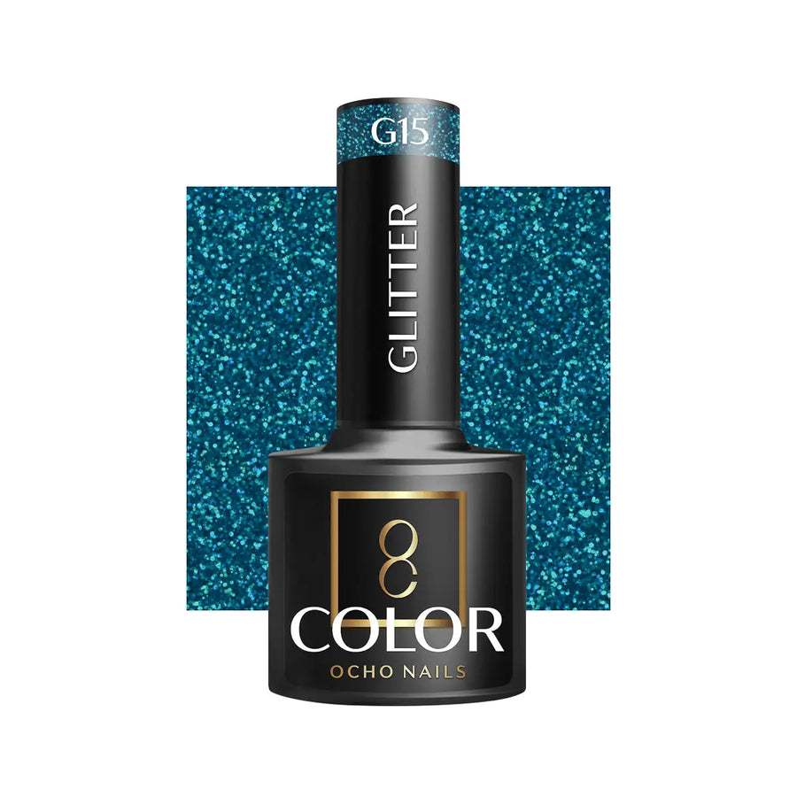OCHO NAILS Hybrid-Nagellack glitter G15 -5 g - Nagellack