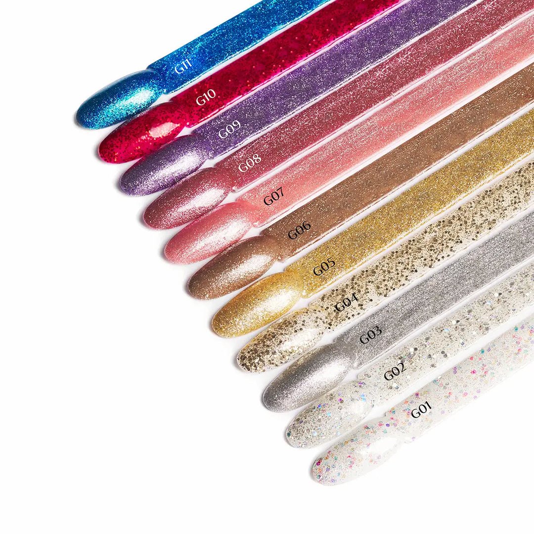 OCHO NAILS Hybrid-Nagellack glitter G15 -5 g - Nagellack