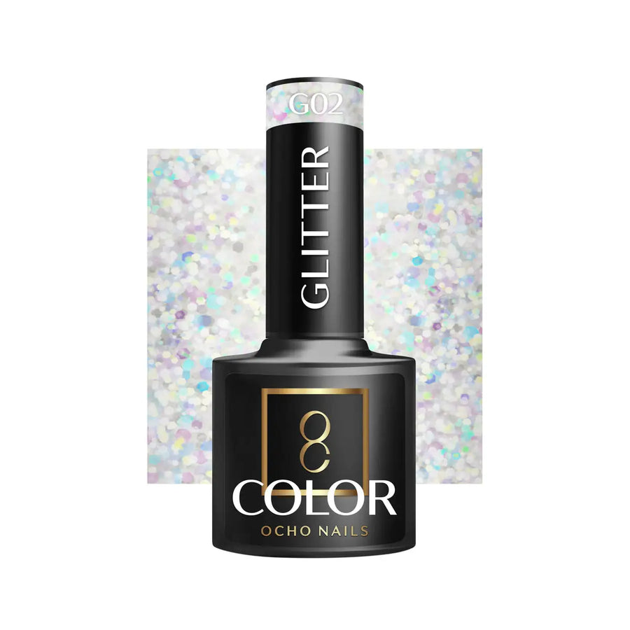 OCHO NAILS Hybrid-Nagellack glitzer G02 -5 g - Nagellack