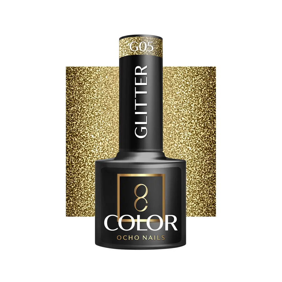OCHO NAILS Hybrid-Nagellack glitzer G05 -5 g - Nagellack