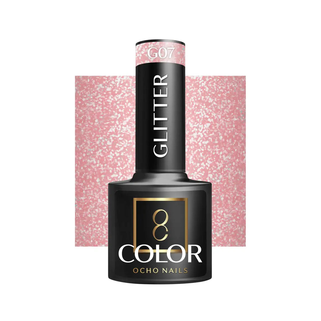OCHO NAILS Hybrid-Nagellack glitzer G07 -5 g - Nagellack