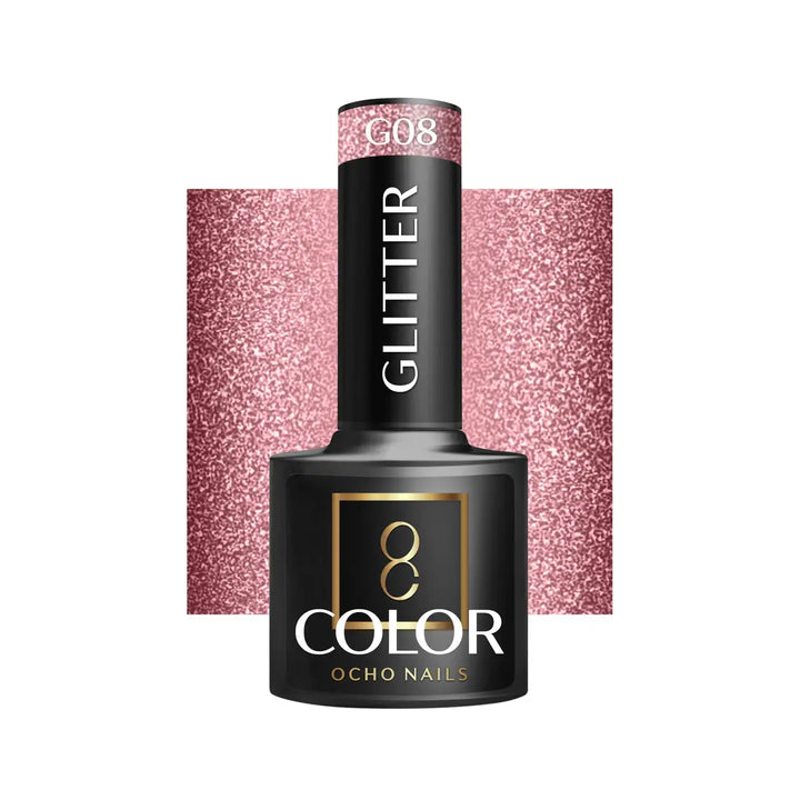 OCHO NAILS Hybrid-Nagellack glitzer G08 -5 g - Nagellack