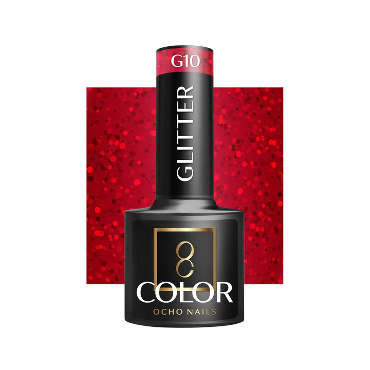 OCHO NAILS Hybrid-Nagellack glitzer G10 -5 g - Nagellack