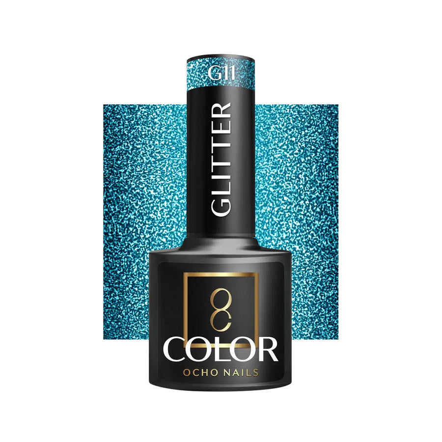 OCHO NAILS Hybrid-Nagellack glitzer G11 -5 g - Nagellack