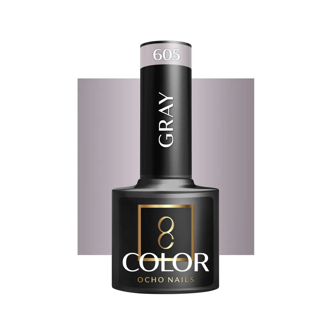 OCHO NAILS Hybrid-Nagellack grau 605 -5 g - Nagellack