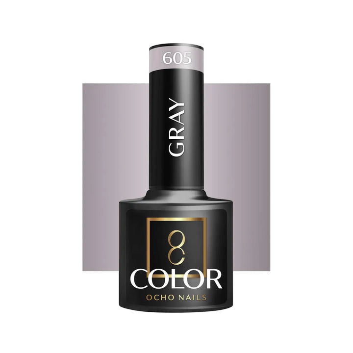 OCHO NAILS Hybrid-Nagellack grau 605 -5 g - Nagellack