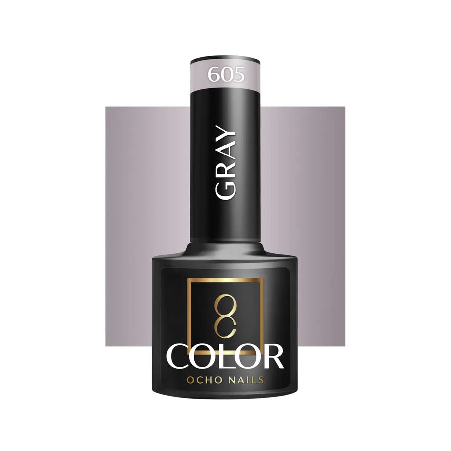 OCHO NAILS Hybrid-Nagellack grau 605 -5 g - Nagellack