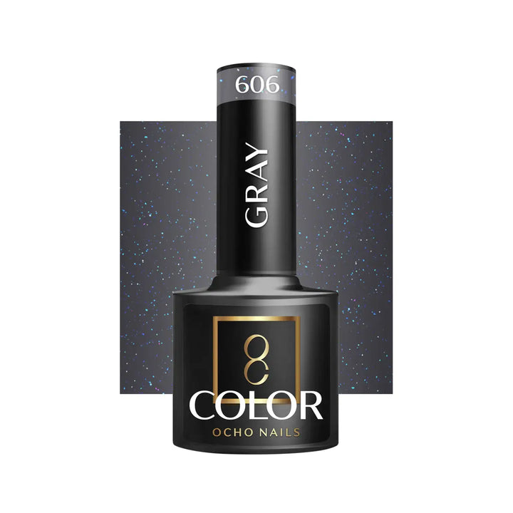 OCHO NAILS Hybrid-Nagellack grau 606 -5 g - Nagellack