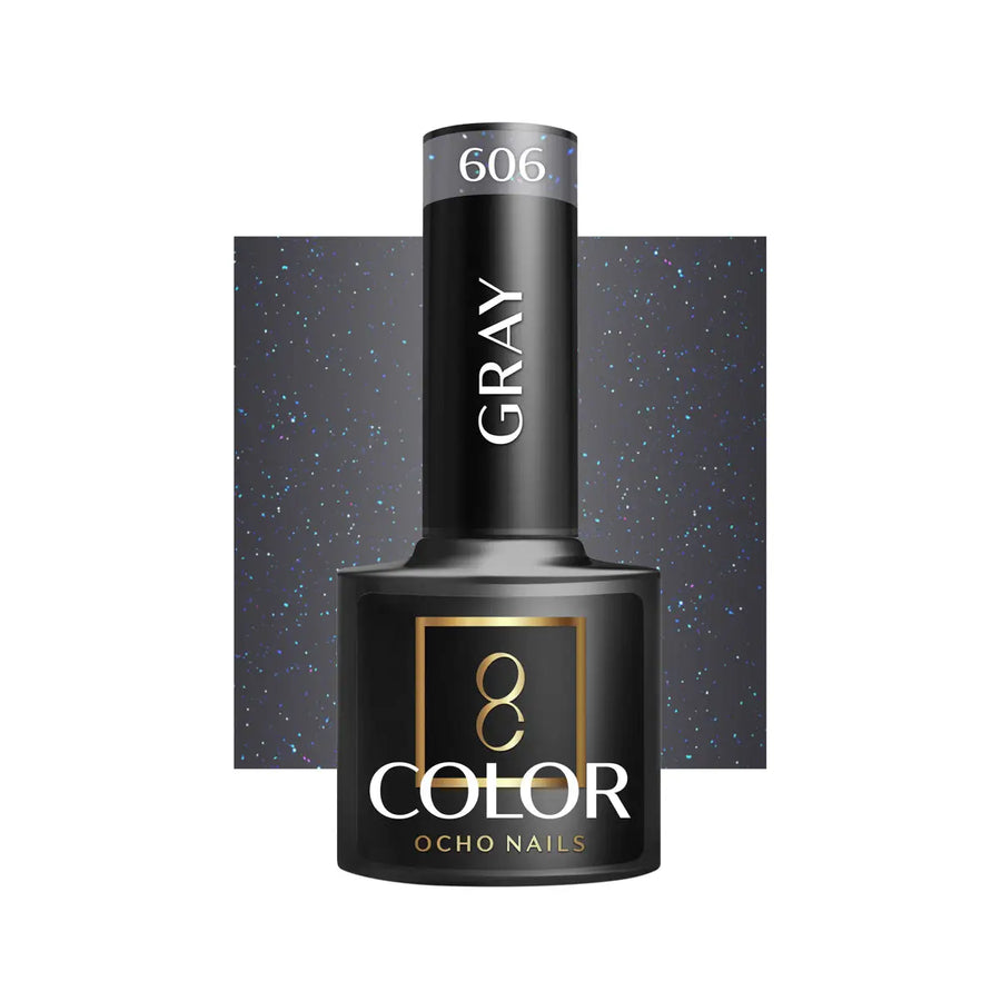 OCHO NAILS Hybrid-Nagellack grau 606 -5 g - Nagellack