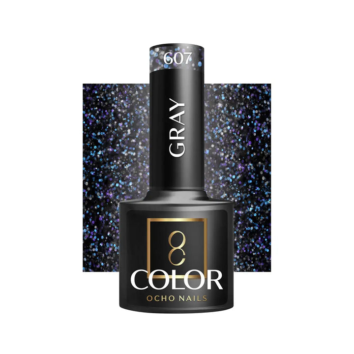 OCHO NAILS Hybrid-Nagellack grau 607 -5 g - Nagellack