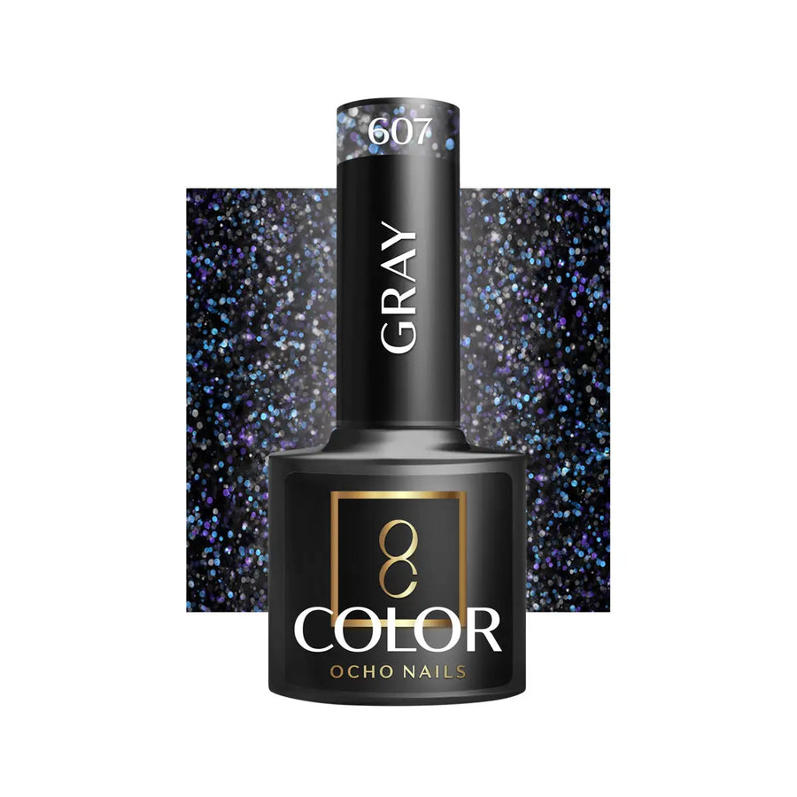 OCHO NAILS Hybrid-Nagellack grau 607 -5 g - Nagellack