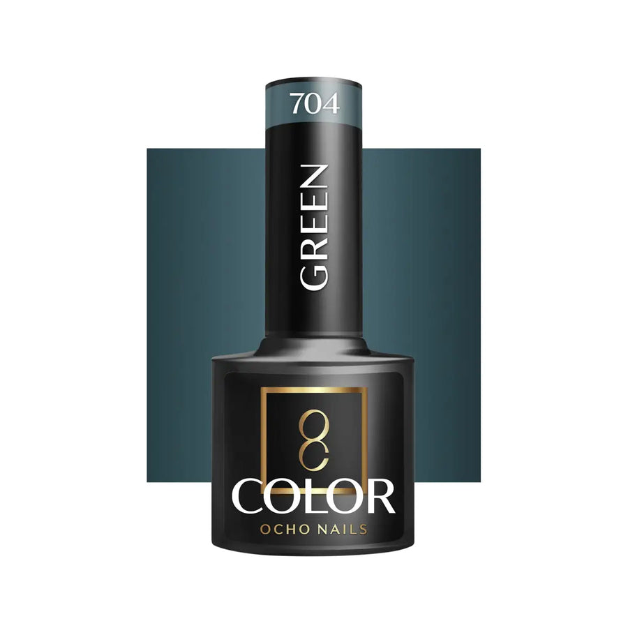 OCHO NAILS Hybrid-Nagellack grün 704 -5 g - Nagellack