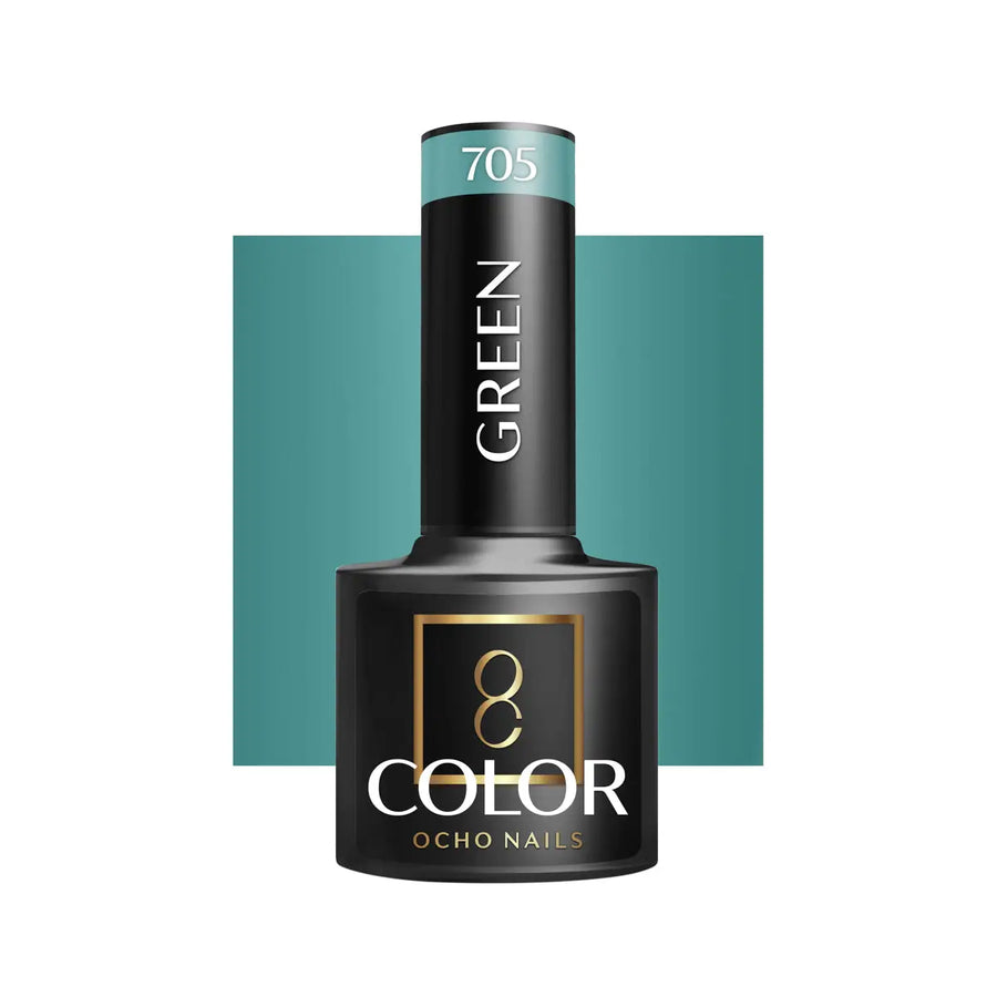 OCHO NAILS Hybrid-Nagellack grün 705 -5 g - Nagellack