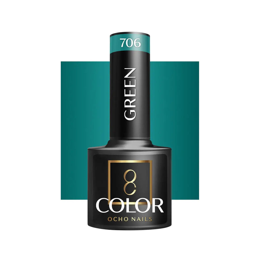 OCHO NAILS Hybrid-Nagellack grün 706 -5 g - Nagellack