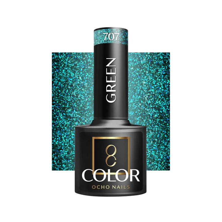 OCHO NAILS Hybrid-Nagellack grün 707 -5 g - Nagellack