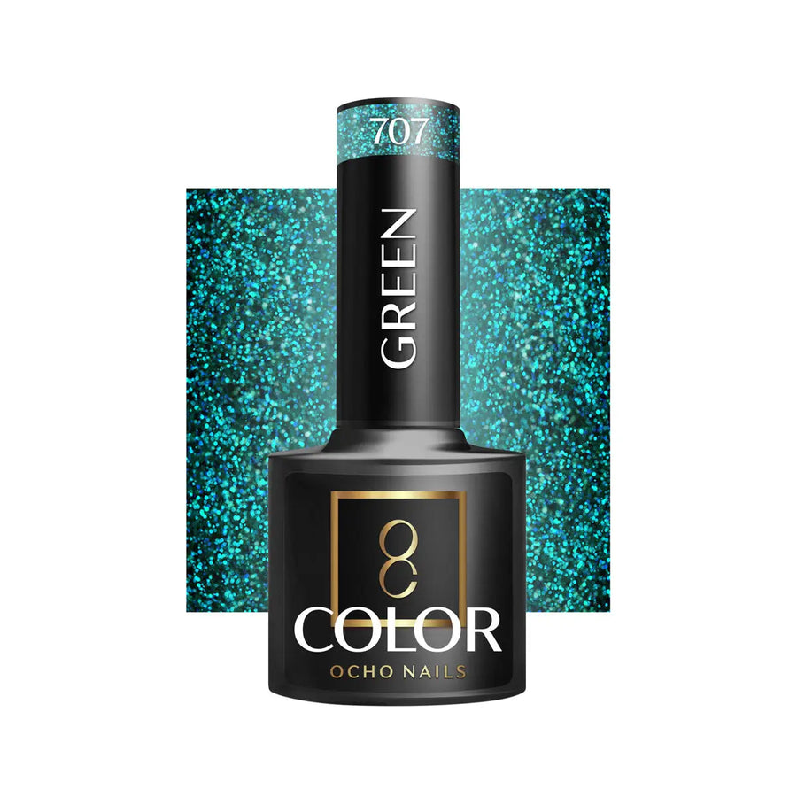 OCHO NAILS Hybrid-Nagellack grün 707 -5 g - Nagellack