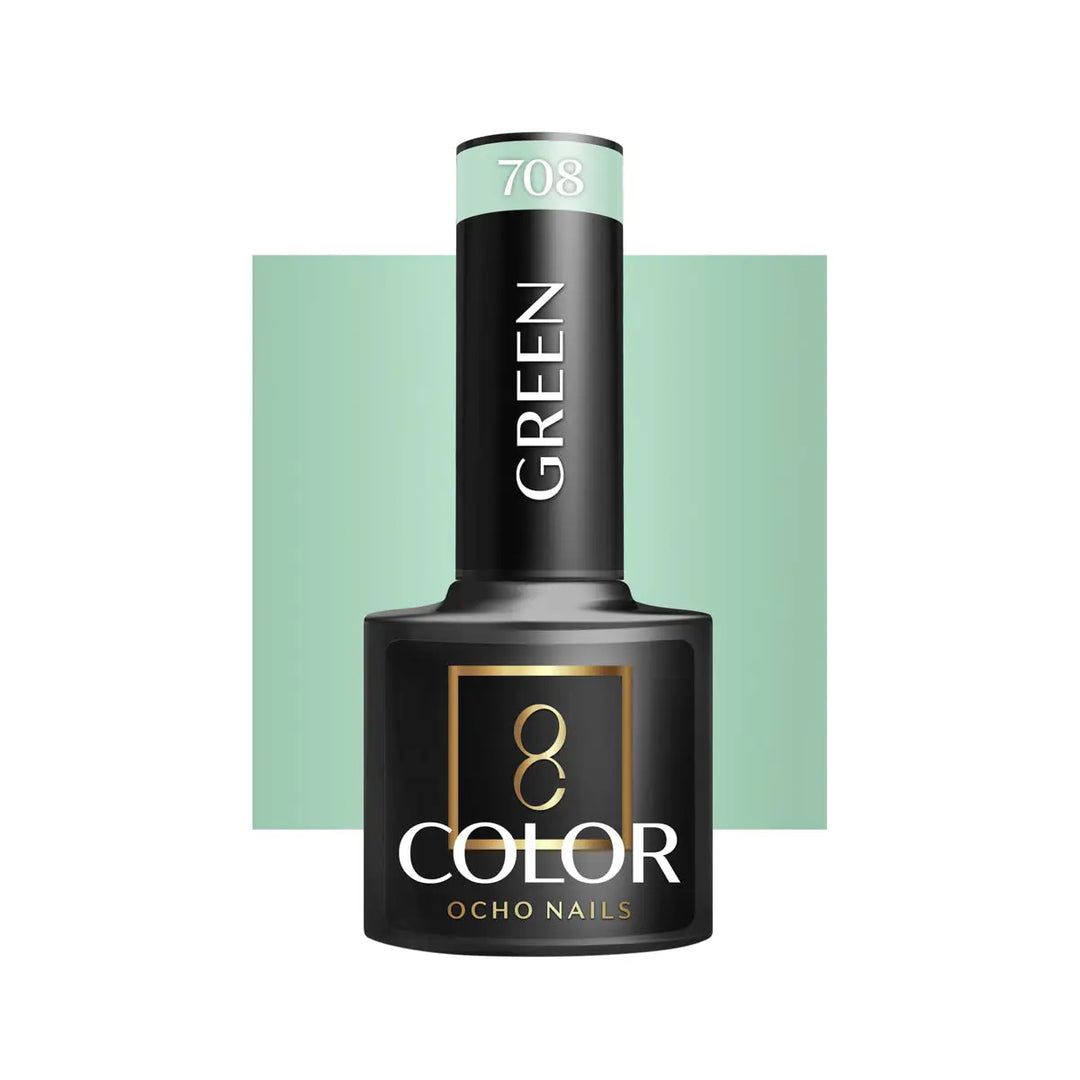OCHO NAILS Hybrid-Nagellack grün 708 -5 g - Nagellack