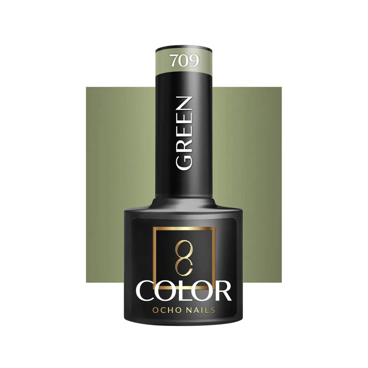 OCHO NAILS Hybrid-Nagellack grün 709 -5 g - Nagellack