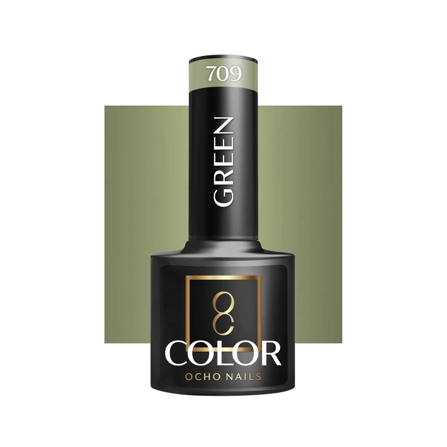 OCHO NAILS Hybrid-Nagellack grün 709 -5 g - Nagellack