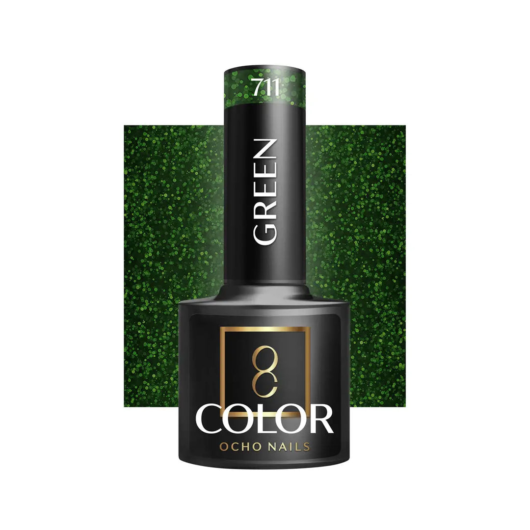 OCHO NAILS Hybrid-Nagellack grün 711 -5 g - Nagellack