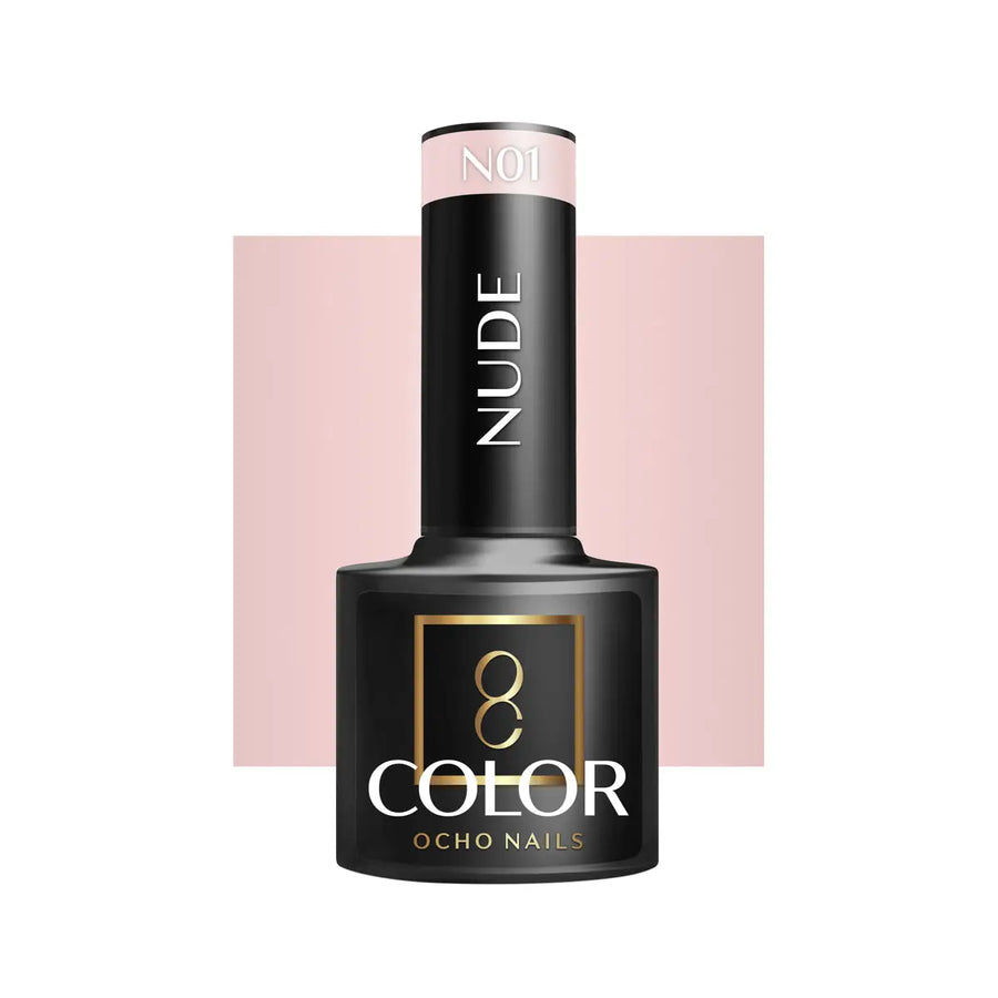 OCHO NAILS Hybrid-Nagellack nude N01 -5 g - Nagellack