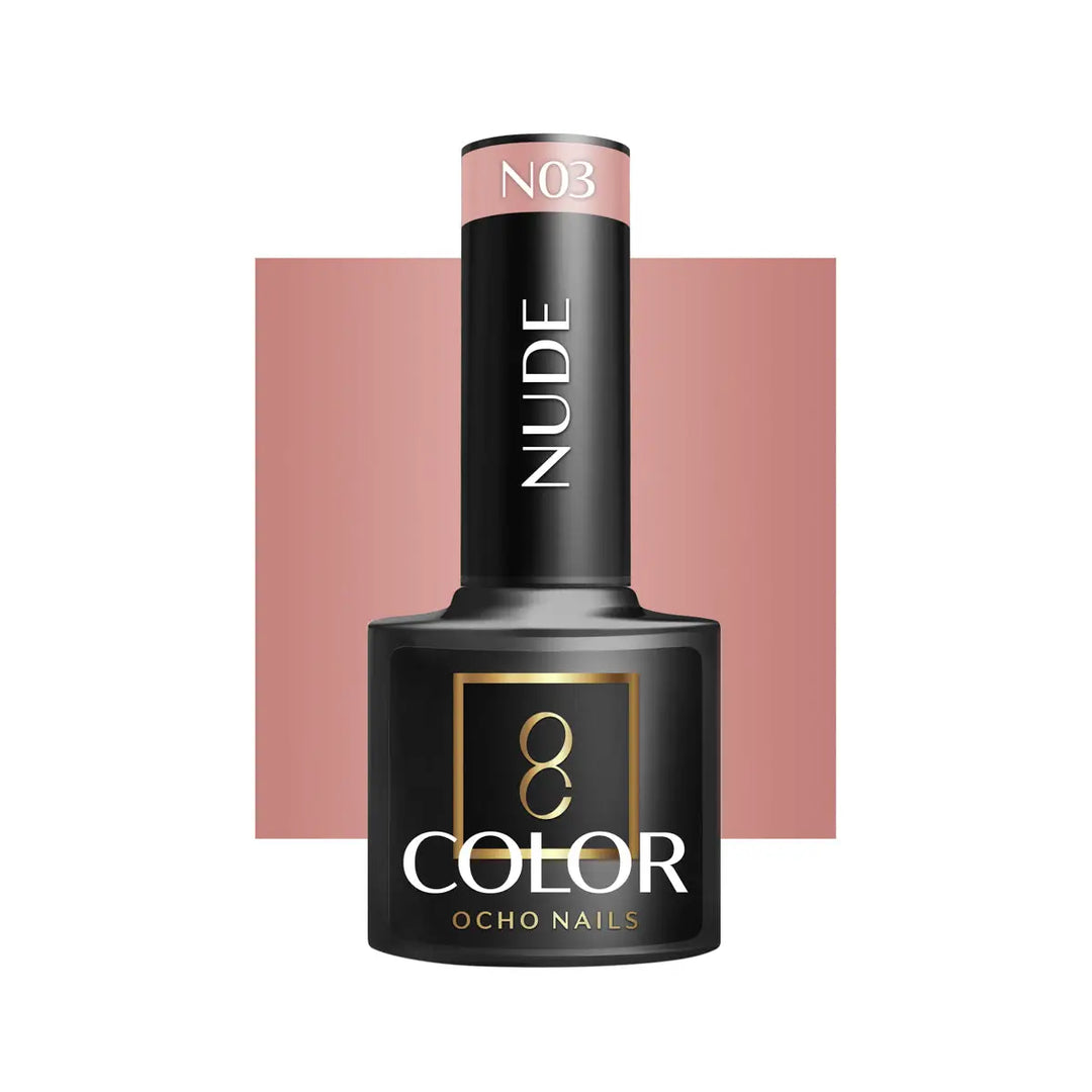 OCHO NAILS Hybrid-Nagellack nude N03 -5 g - Nagellack