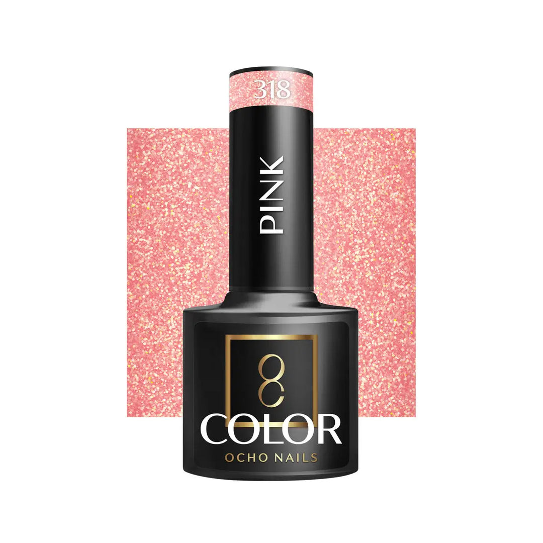 OCHO NAILS Hybrid-Nagellack pink 318 -5 g - Nagellack